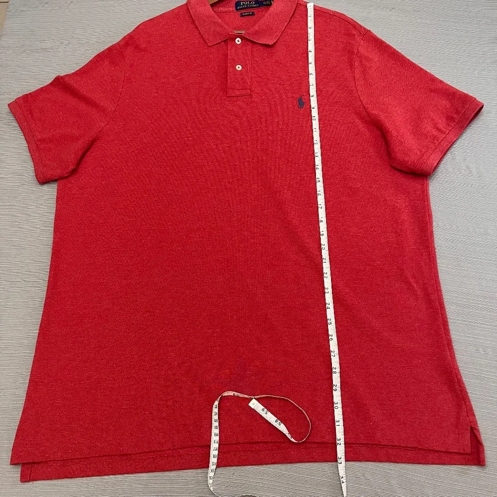 Polo Ralph Lauren Polo Shirt Mens 2XL Pony Classic Fit Casual XXLColor Hot Pink